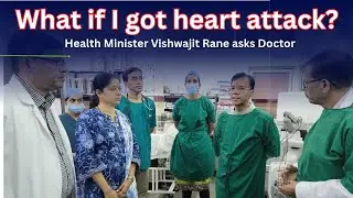 HM Vishwajit Rane Makes Surprise Visit to GMC, Asks Doctors About Emergency Heart Attack Protocol