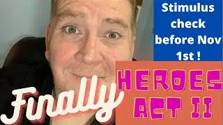 Second stimulus check & second stimulus package update Heroes Act 2 being drafted Now