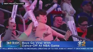Epic Dance-Off At 76ers Game