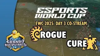 Rogue vs Cure - ZvT | Esports World Cup 2025: Day 3 Co-Stream | StarCraft 2 Tournament