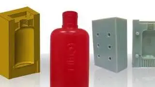 Aplica&ccedil;&atilde;o de Soft Tooling - Impress&atilde;o 3D - Blow Molding - Sopro - LWT/Stratasys