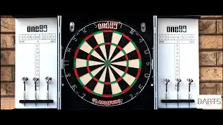 Darts Direct | The ONE80 Gladiator II in Aluminium Cabinet | Father's Day Sale Promo