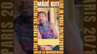 Made Kuti Part 2 - how to prepare for a show  #afrobeat #livemusic #madekuti #paris #jazz #nigeria