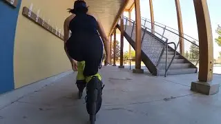 Breakfast & Skates | Inline skating through extremely tight corners & obstacles!!!