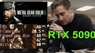 RTX 5090 after running Metal Gear Solid &Delta;: Snake Eater