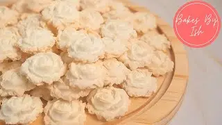 Home made chinese new year cookies | How to make Kueh Bangkit (melt in the mouth)
