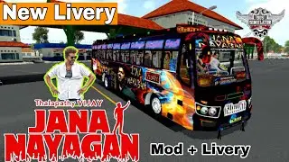 New Jana Nayagan bus Livery + Mod Free Download | Bussid New Livery 2026 #gaming