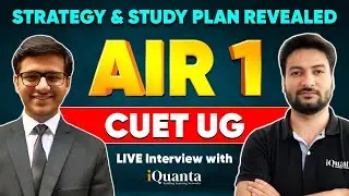CUET Topper Interview | CUET AIR 1 SRCC | CUET 2025