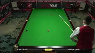 European Snooker Championships -  U21 Semi Final: Liam Davies vs Artemijs Žižins
