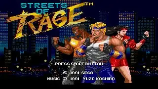 Streets of Rage (Mega Drive, European version) Intro and Demo
