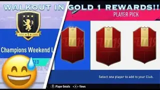OMG MY GOLD 1 REWARDS😍- INFORM WALKOUT! #FIFA19 ULTIMATE TEAM!
