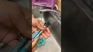 How to clean your brushes in art class! #art #painting #artteachertips