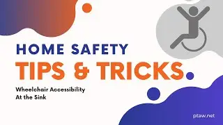 How to make a sink wheelchair accessible