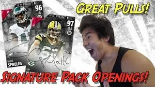 BONUS VIDEO! SIGNATURE PACK Openings! Madden Ultimate Team 16
