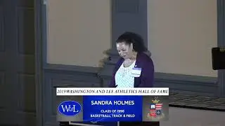 Sandra Holmes '96 Hall of Fame Speech