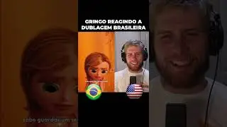 AMERICANO REAGINDO A DUBLAGEM BRASILEIRA