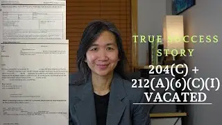 Rescission of INA 204(c) Charge + Removal of INA 212(a)(6)(C)(i) Bar = A True Success Story