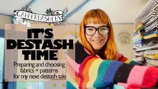 Destash Time | How I choose and prepare for a fabric + patterns destash sale