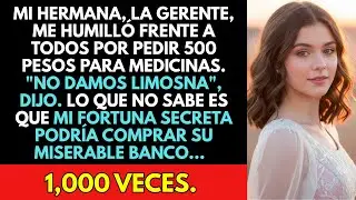 Mi Hermana Me Humilló Por Pedir 500 Pesos Para Medicinas. No Sabía Que Yo Podía Comprar...