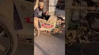 Home made car with 100cc engine  with clutch gears #freeenergy