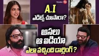 AI ఎడిట్స్ చూసారా? | Malavaika Questions Sandeep About Spirit Poster AI Edits | #therajasaab