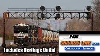 Norfolk Southern&rsquo;s Busiest Main Line with Heritage Locomotives!