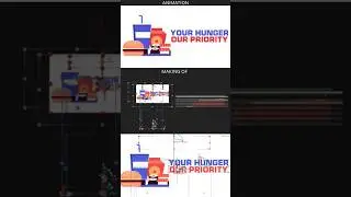 From Wireframe to Wow! 🚀 3D Food Delivery Animation in After Effects