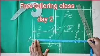 day 2 cutting video,free tailoring class.@Vivehalifestyle23