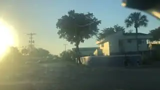 Driving threw West Perrine, Florida