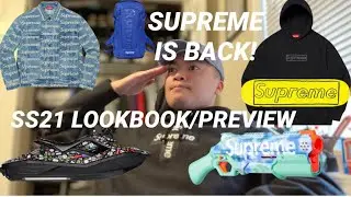 SUPREME SS21 LOOKBOOK/PREVIEW REACTION - FIRE ACCESSORIES, CLOTHES = WHOLE LOTTA MID