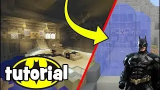 Minecraft Tutorial: How To Make The Batcave 