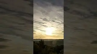 Amazing Sunrise Time Lapse from Cannes France 😍😻✨  #shorts