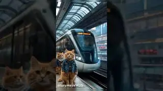 Orange Cat Duo Takes the Train&mdash;Chaos Ensues!