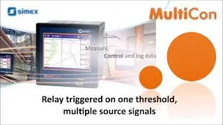MultiCon CMC Application &ndash; Relay triggered on one threshold, multiple source signals