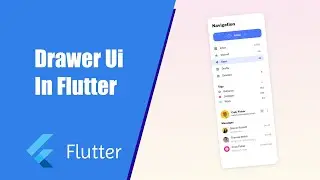 Drawer Ui in Flutter | flutter tutorial 📱