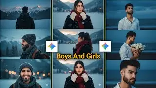 Viral snowfall 3 layer photo editing || google gemini trending snowfall photo editing || photo edit 
