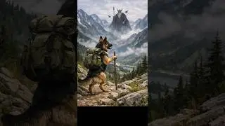 Crazy Harry finds Odin after a long search in the Mountains #dogs #odin #mythology