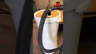 🔴Electric Desk Build #4: My DIY Dust Separator Setup #shorts
