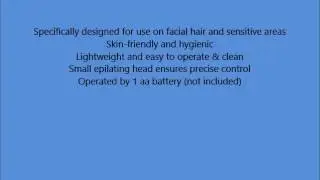 Epilady Face Epil Facial and Sensitive Areas Epilator