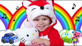 Robert and his friends play and share toys together | Let's play together Challenge