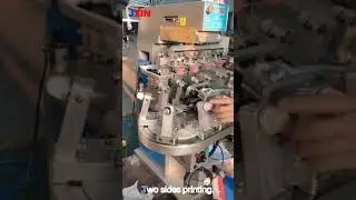 Semi Automatic Pad Printer with 4 Print Head for Coffee Cups
