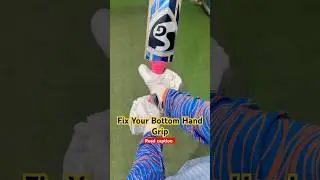 Fix Your Bottom Hand Grip🏏🔥#cricket #batting #alamkhan