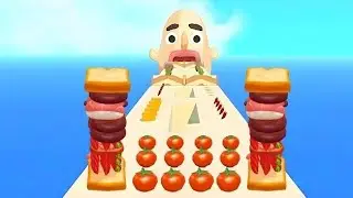 Sandwich Runner - SpeedRun All Levels Gameplay Walkthrough Android,ios New Update NCL