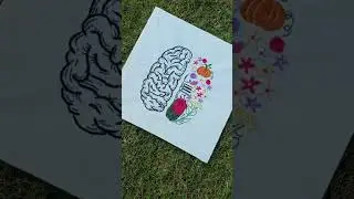 #Handmade #Embroidery #suidhaga #brain #flowers #pakistan #doctor