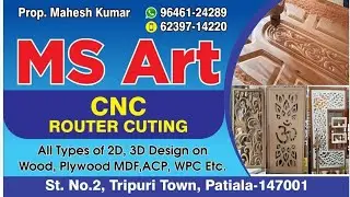 Cnc router machine work patiala💫 2d cutting (partion jali),3d carving (door),2.5d lining (door)