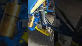 Ohlins fronts for the 92 Quad Racer 250 #suzuki #racequad #motocross