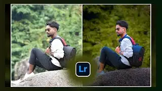 New Viral Photo Editing Moody Green Tone Lightroom Mobile | Photo Editing Tutorial | TRY Pictures