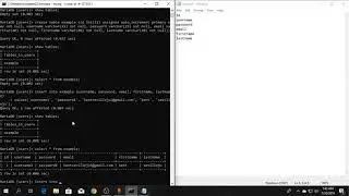 MySQL Basic Database Creation and Manipulation Tutorial