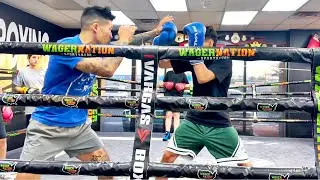 Боксер против Свармера в клубе Vargas Boxing