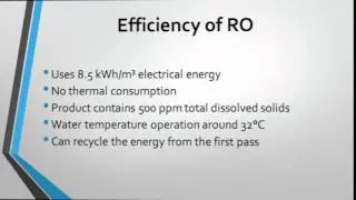 Desalination of Water: A Comparitive Study of Reverse Osmosis and Mutistage Flash Distillation